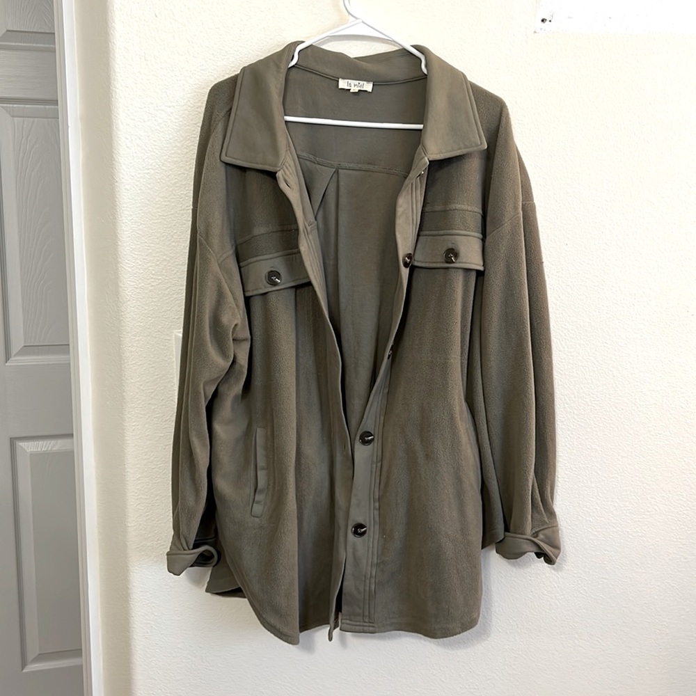 Olive soft shacket